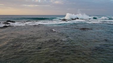 Deniz manzarası çok güzel. Doğa