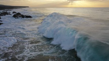 Güzel deniz manzarası. doğa arkaplanı