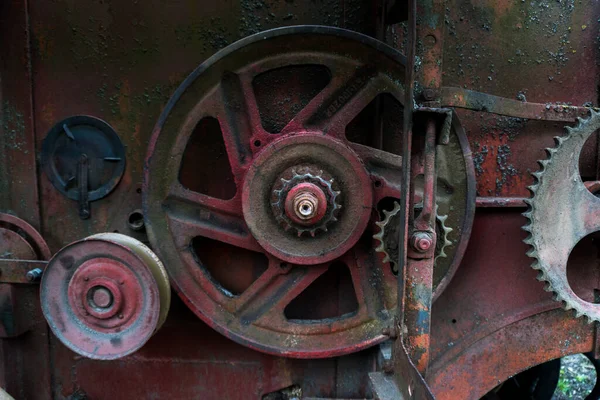 Υφή Παλαιών Μηχανικών Μερών — Φωτογραφία Αρχείου