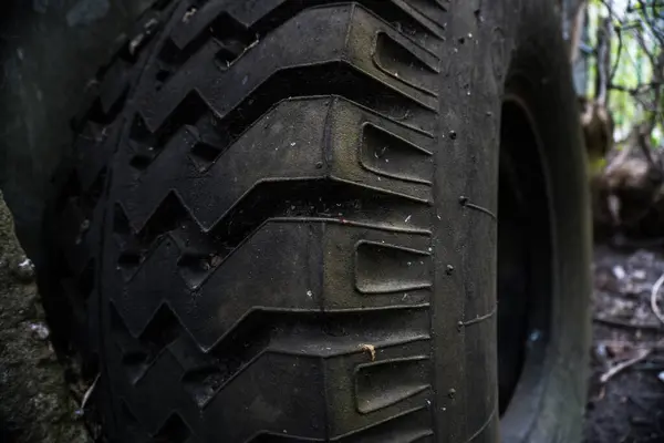 old tractor tire texture