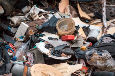 Çöp ve küresel sorunla ekoloji doğa kirliliği