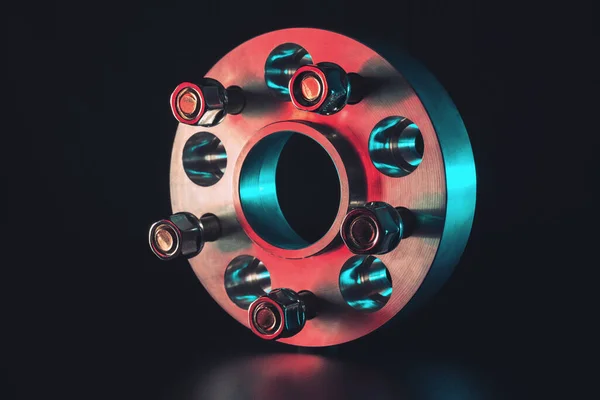 Bir arabanın tekerlek tabanını genişletmek için boşluklar