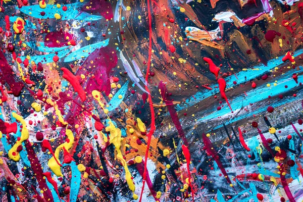 Cadılar Bayramı soyut kan çizimi sanat projesi