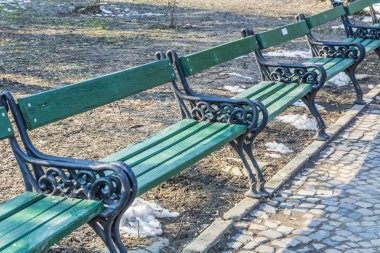 Belgrad park banklar