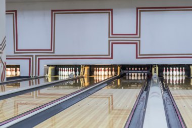 Bowling club parlak zemin ile