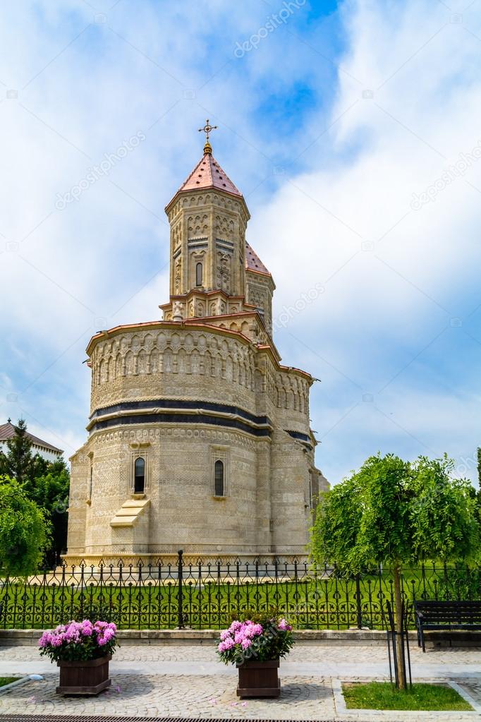 3 Hierarchs Church - Iasi Romania Europe. Built in 1637-1639, financed by Moldavian king Vasile Lupu the monastery is situated in the heart of Iasi on 
