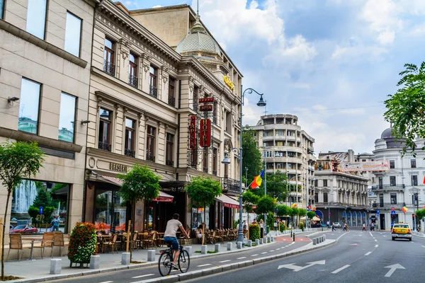 BUCHAREST, ROMANIA - AUGUST 30: Capsa Hotel on AUGUST 30, 2015 in Bucharest, Romania. — Stock Photo, Image