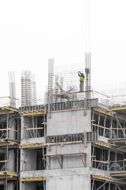 Bucharest, Romanya - 10 Ocak: Ofis Binası Tineretului park yakınındaki