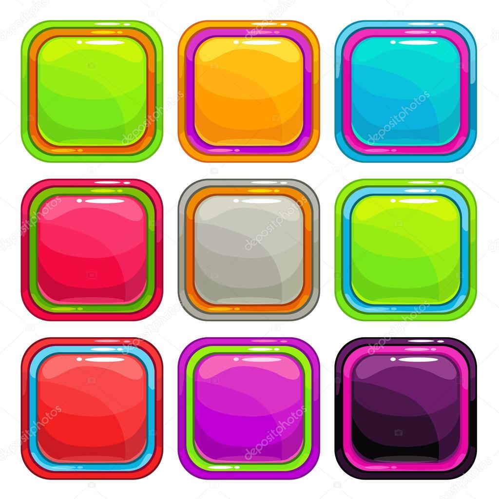 Rounded square app icons