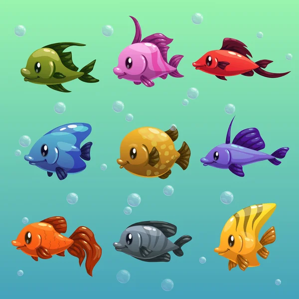 Fishes — Stock Vector