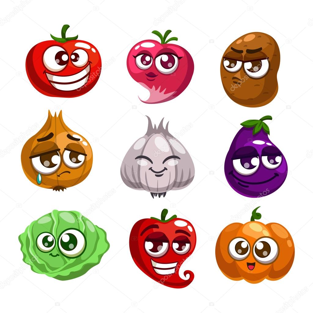 41049578-Cartoon-vegetables-characters-with-tomato-carrot-cucumber