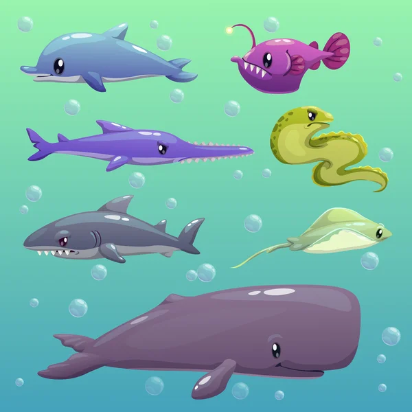 Zwierzęta morskie — Wektor stockowy