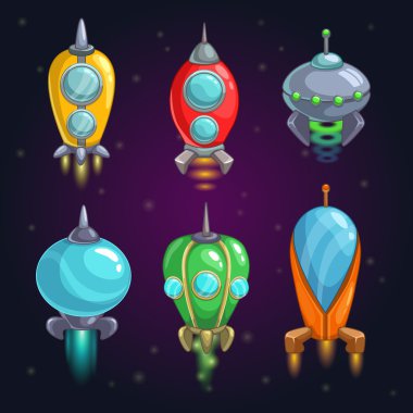 Çizgi film raketi seti