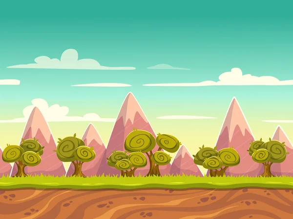 çizgi film doğa manzara