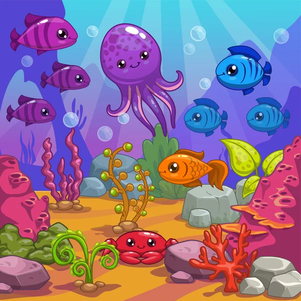 Underwater world — Stock Vector