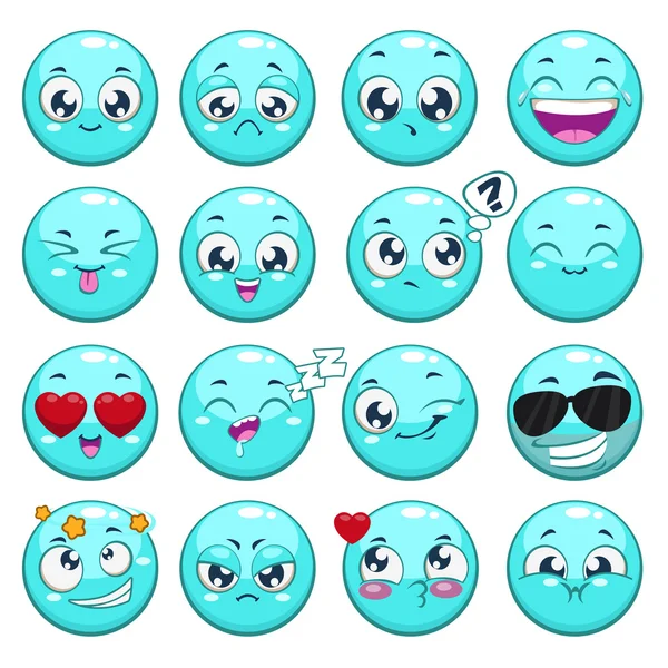 Cartoon round characters Stock Illustration