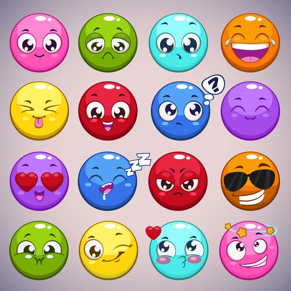 Cartoon round characters Royalty Free Stock Illustrations