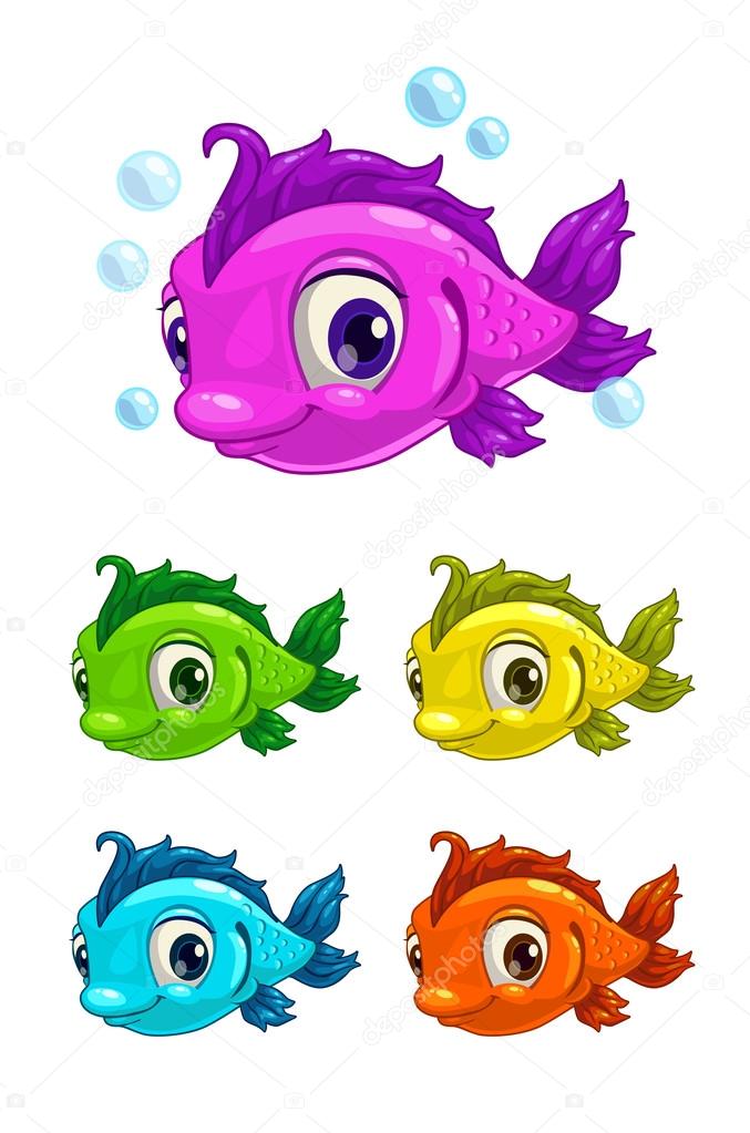 Cartoon Cute Fish Vector Image By C Lilu330 Vector Stock