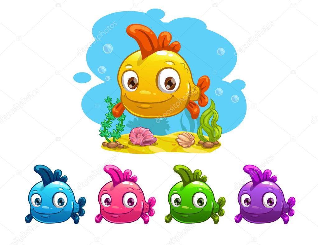 baby fish cartoon