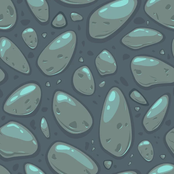 Textura de piedra gris de dibujos animados — Vector de stock