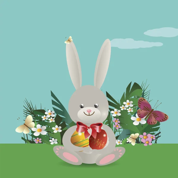 Easter bunny 2 Vector Graphics