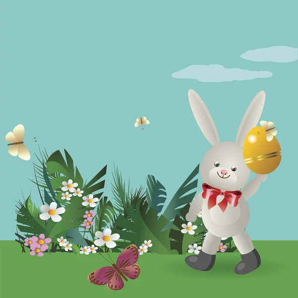 Easter bunny 7 Stock Illustration