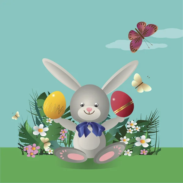 Easter bunny 10 Stock Illustration