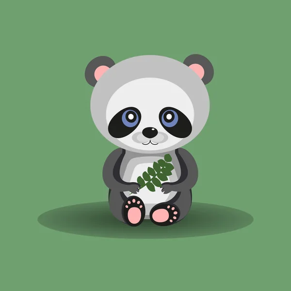 Panda forestier — Image vectorielle