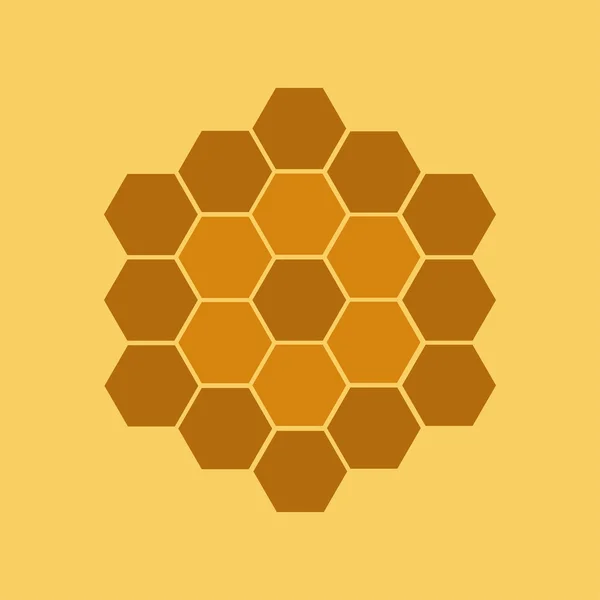 Icon image honeycomb 3 — Stock Vector