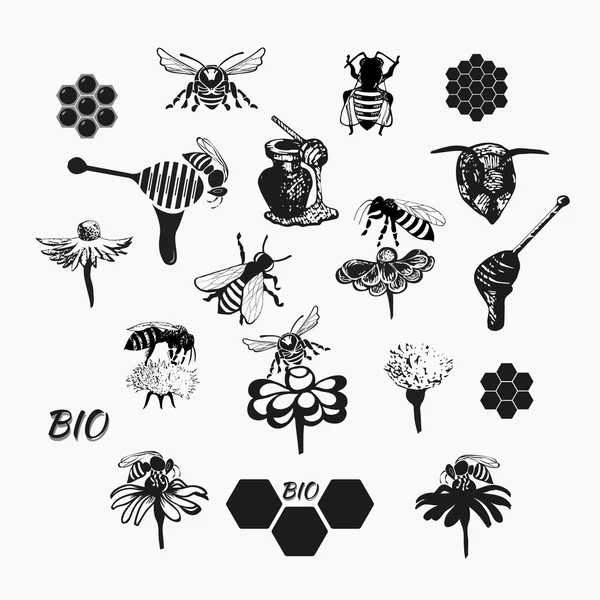 Vektör tatlım çizimler 4 için ayarla