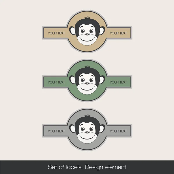 Maymun 2 ile ayarlama etiketi