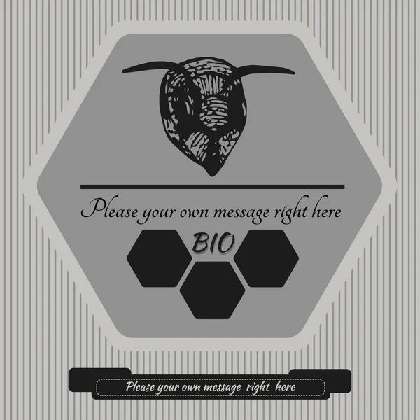 Embleem voor honey8 — Stockvector