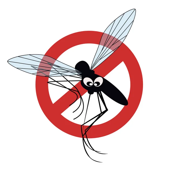 Mosquito marked No 2 — Stock Vector