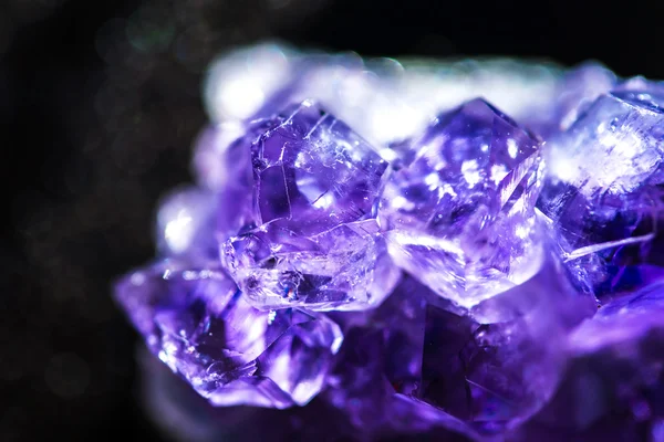 Ametisztkristályok — Stock Fotó