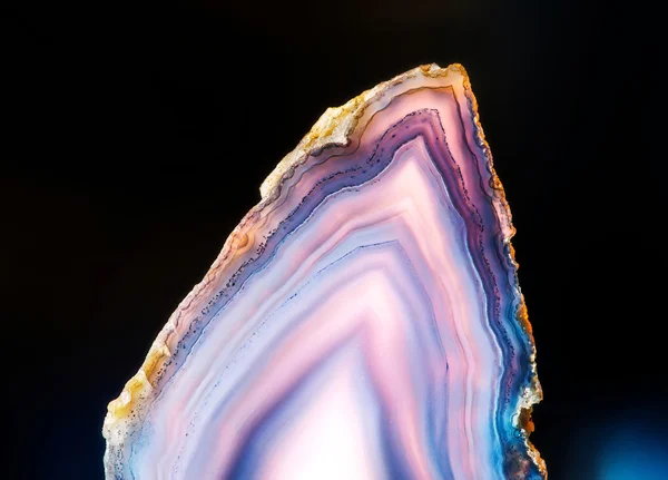 Slice of agate — Stock Photo, Image