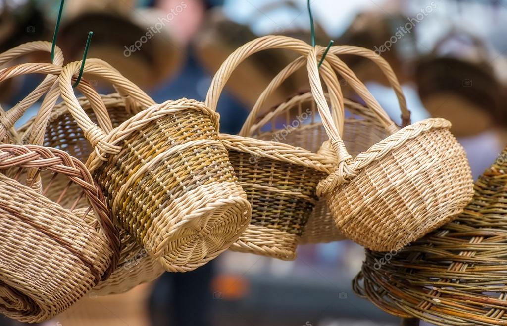 Traditional wicker baskets Stock Photo by ©Ozef 70731197