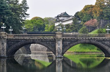 Tokyo İmparatorluk Sarayı ve Nijubashi Köprüsü, Japonya
