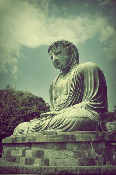 The Great Buddha (Daibutsu) at  Kotokuin Temple in Kamakura, Jap — Stock Photo, Image