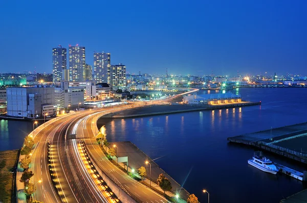 Minato mirai brug in Yokohama, Japan — Stockfoto