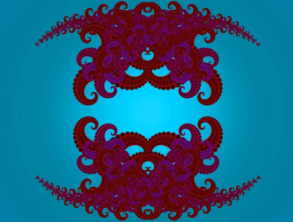 abstract fractal floral vintage background