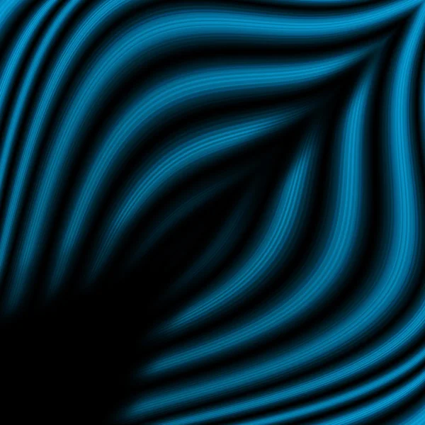 Línea azul que fluye abstracta — Foto de Stock