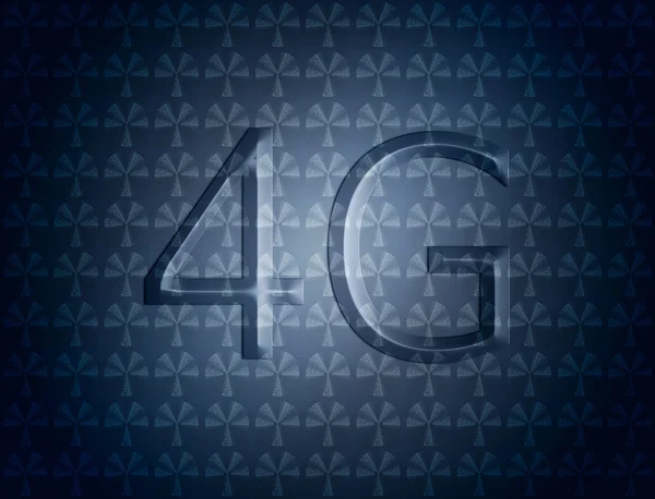 4G fundo do telefone inteligente — Fotografia de Stock