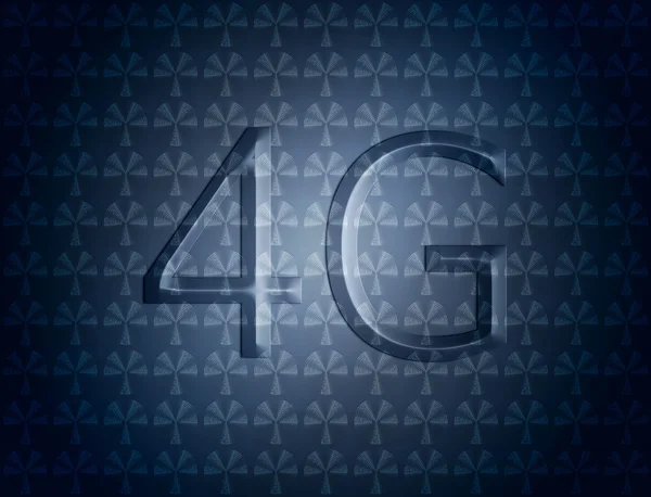 Фон смартфона 4G — стоковое фото