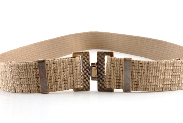 Woven cotton belt on white background — Stock Photo, Image