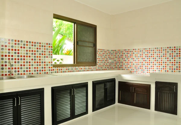 Interior, view of small kitchen — Stock Photo, Image