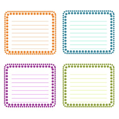 Backgroung üzerinde izole renkli tasarım elemets kümesi. Lekesi, tasarım öğeleri illüstrasyonlar kümesi