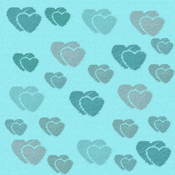 Abstracte liefde zoete hart voor groet, Valentijnsdag kaart, retro achtergrond. Wenskaarten liefde hart achtergrond. Hou van zoete hart vorm voor groet, liefde retro, vintage patroon, achtergrond. — Stockfoto