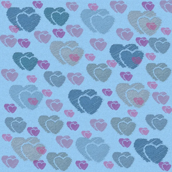 Abstract love sweet heart for greeting, valentines day card, retro background. Greeting cards love heart background. Love sweet hearts shape for greeting, love retro, vintage pattern, background. — Stock Photo, Image