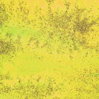 Mozaik deseni ile parlak sarı arka plan. Modern arka plan mozaik geometrik nokta desenli. Soyut altın grunge nokta deseni, grunge arka plan, doku ile desen tasarım.