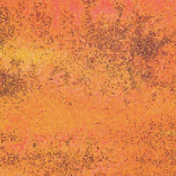 Zářivě oranžové pozadí abstraktní s mozaika. Abstraktní moderní zázemí s mozaika geometrické tečkovaný vzorek. Abstraktní grunge světlé tečkovaný vzorek, grunge pozadí, vzorování s texturou. — Stock fotografie